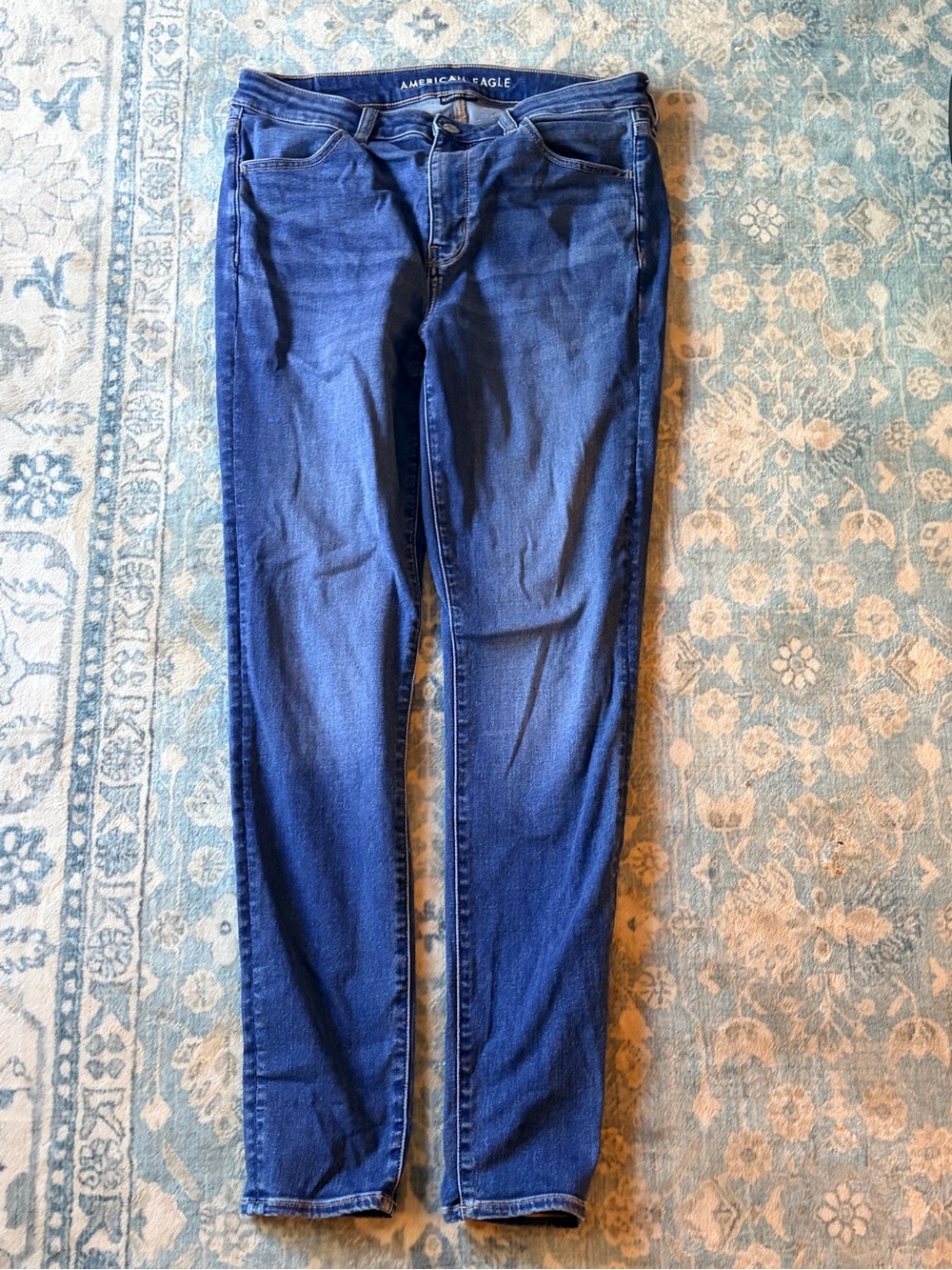 American Eagle Outfitters Women’s Blue Skinny Jeans